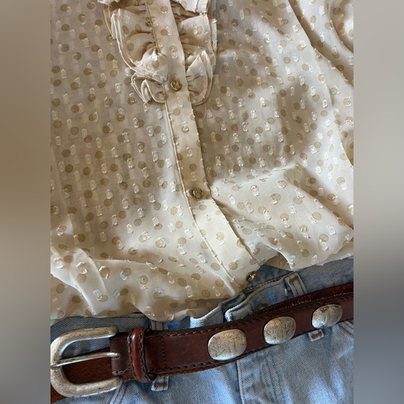 Muse Ruffled and Embroidered Blouse - Picture 7 of 8